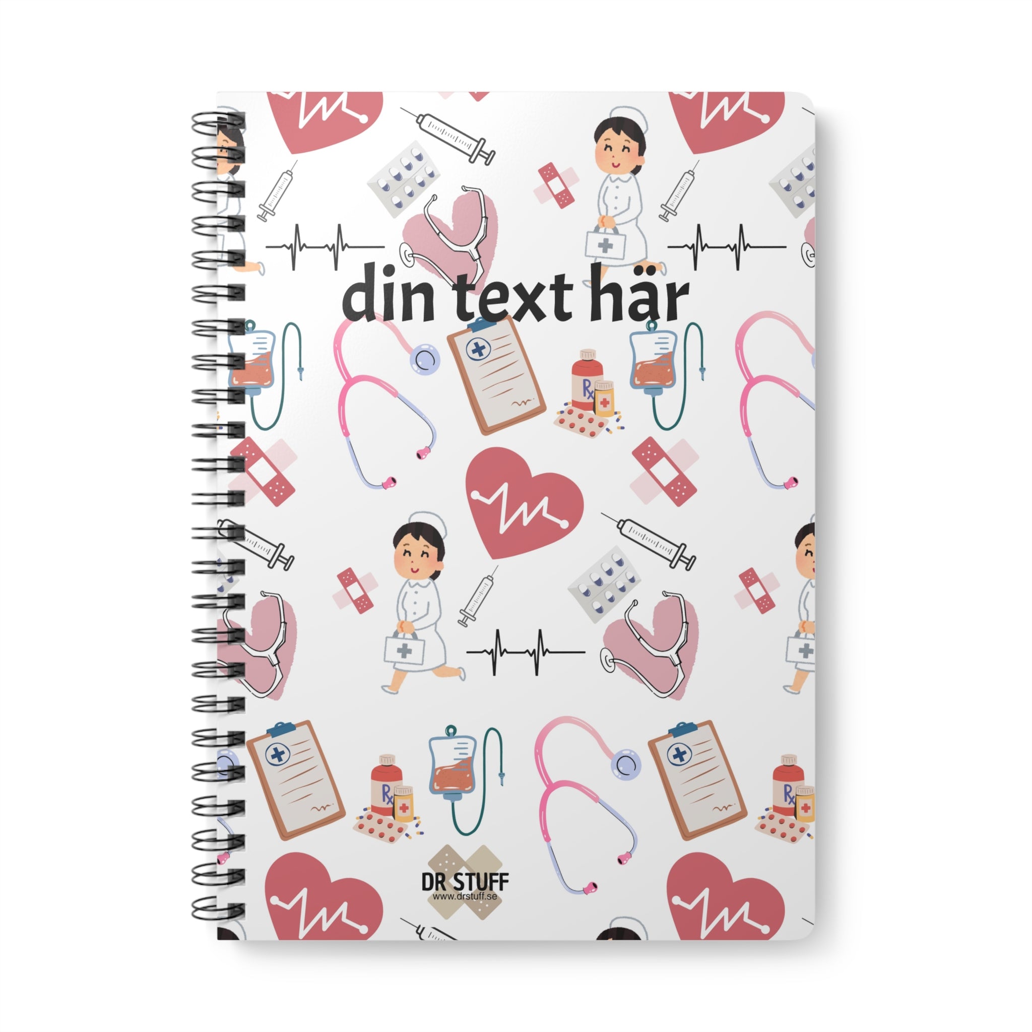 Anteckningsbok A5 - din personliga anteckningsbok för alla viktiga noteringar i vården