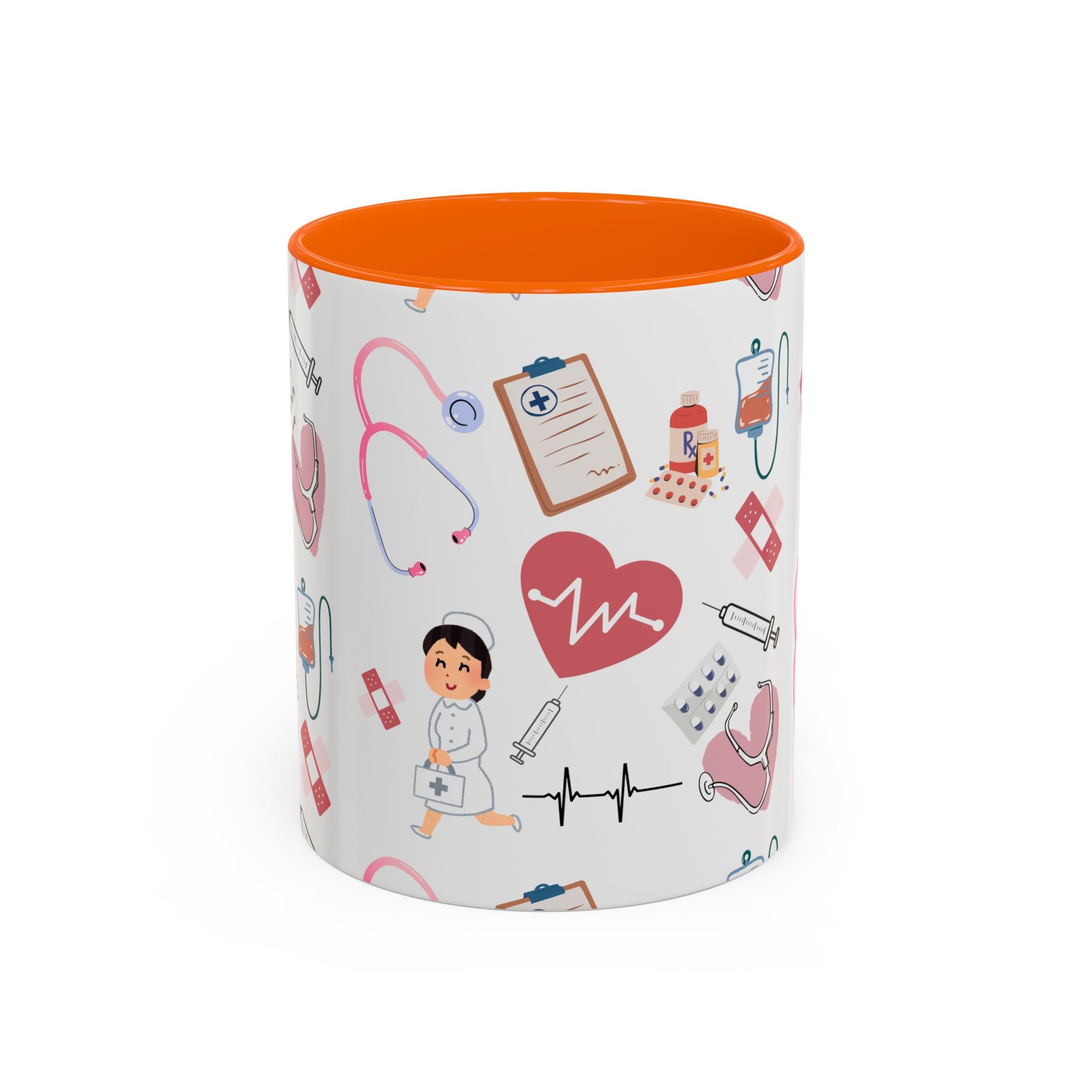 Kaffekoppen - ett givet inslag i vården - flera färger