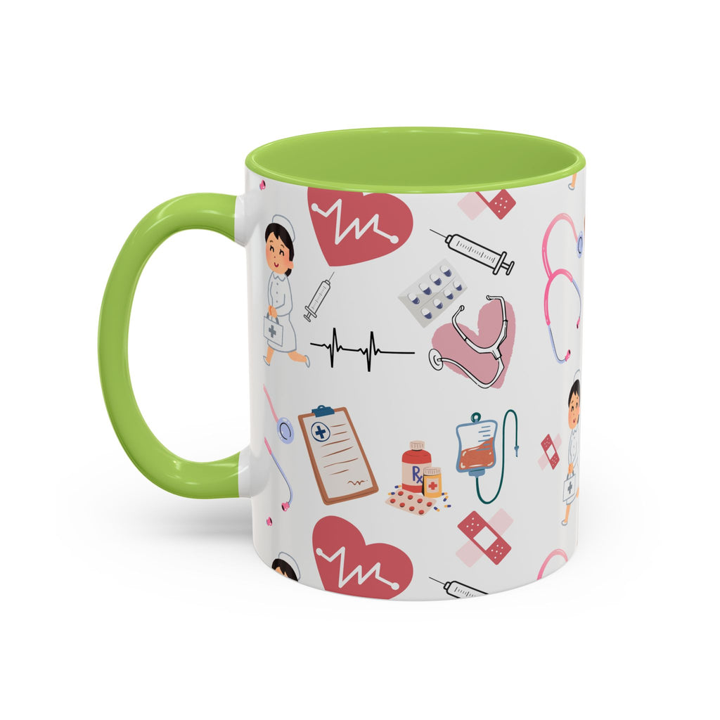 Kaffekoppen - ett givet inslag i vården - flera färger