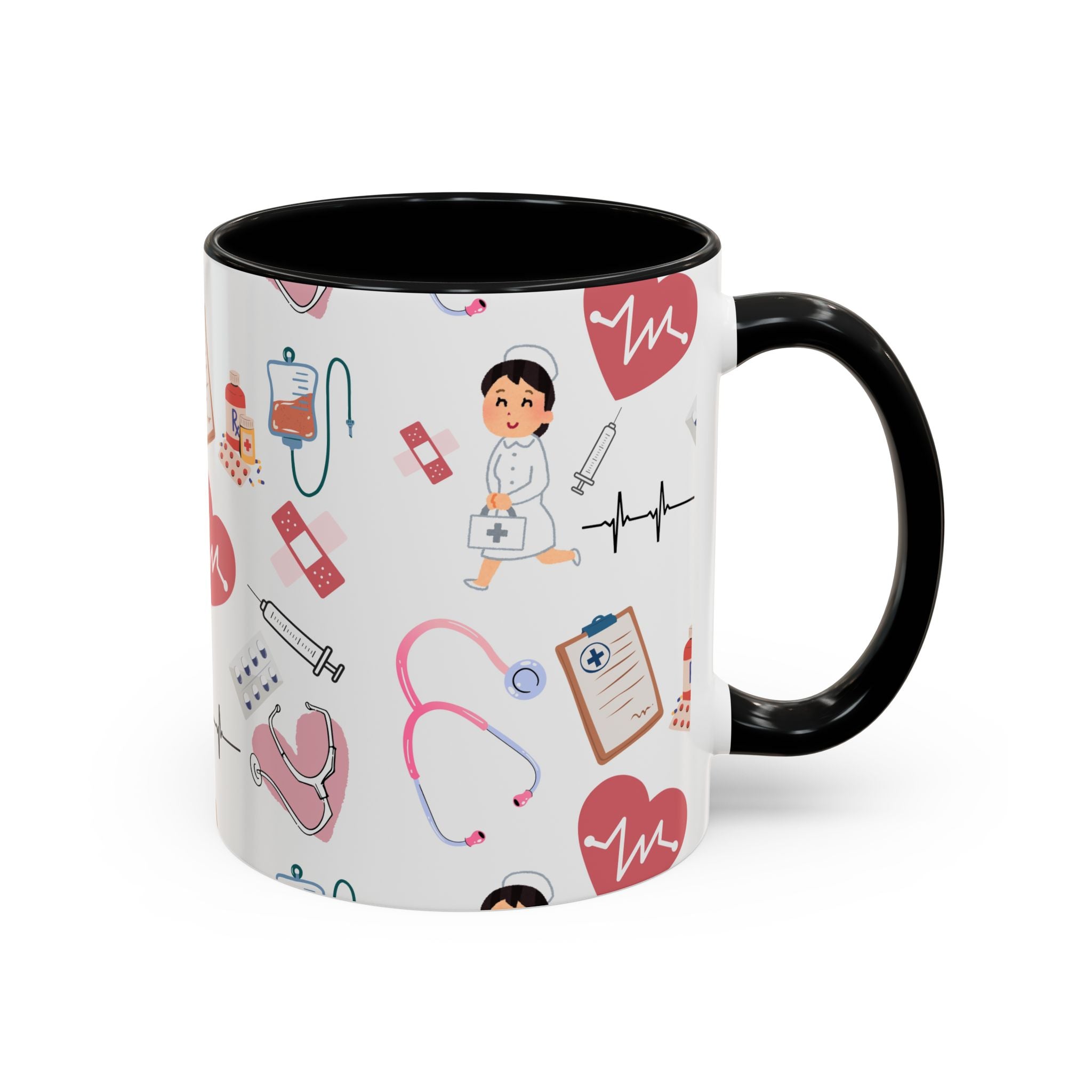 Kaffekoppen - ett givet inslag i vården - flera färger