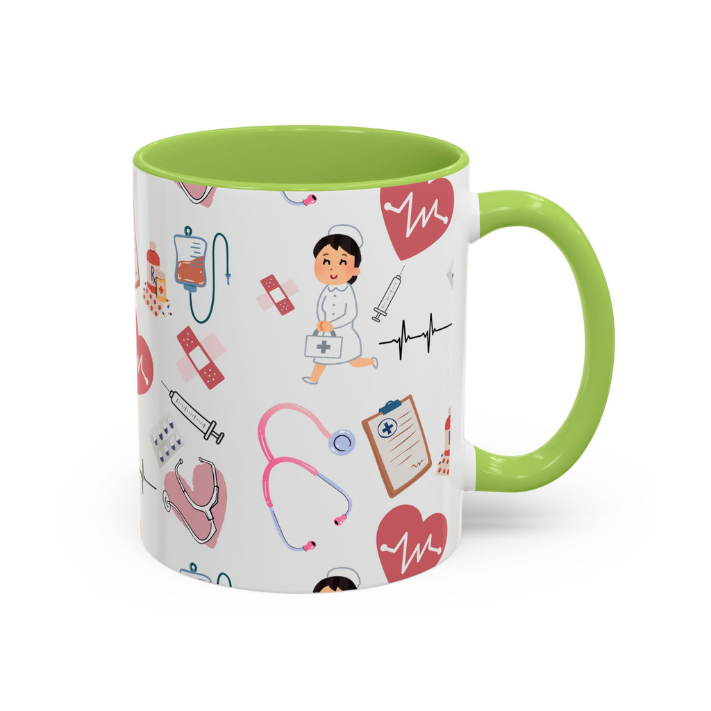 Kaffekoppen - ett givet inslag i vården - flera färger