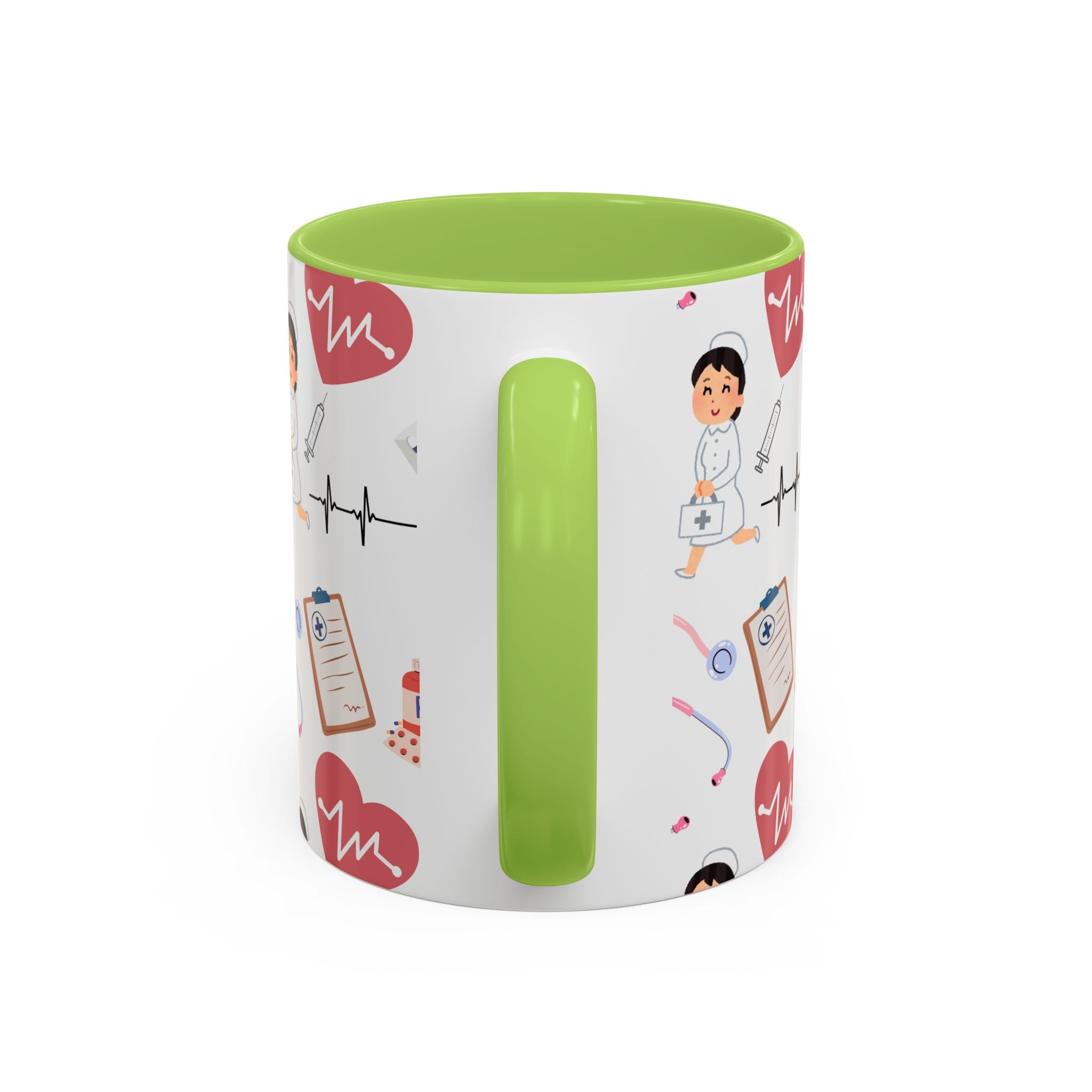 Kaffekoppen - ett givet inslag i vården - flera färger