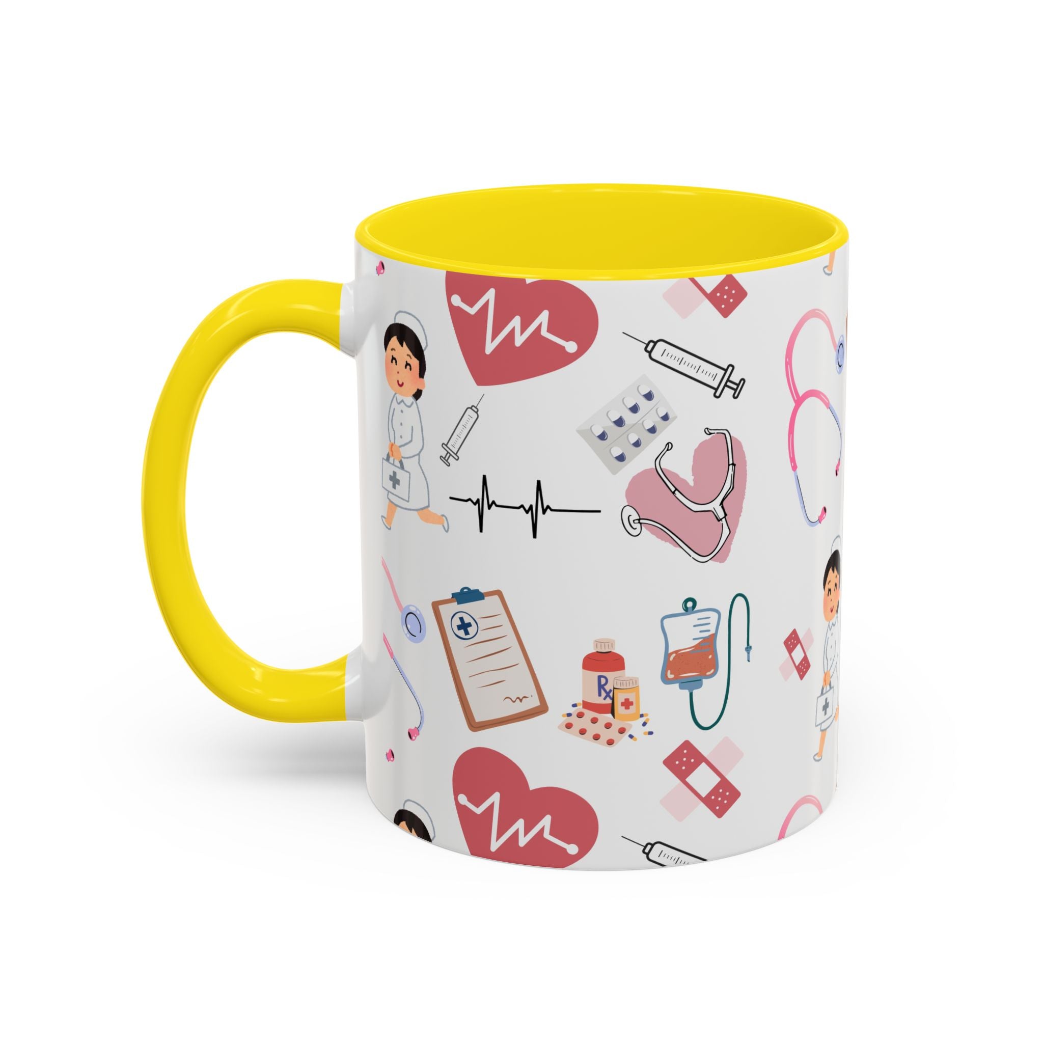 Kaffekoppen - ett givet inslag i vården - flera färger