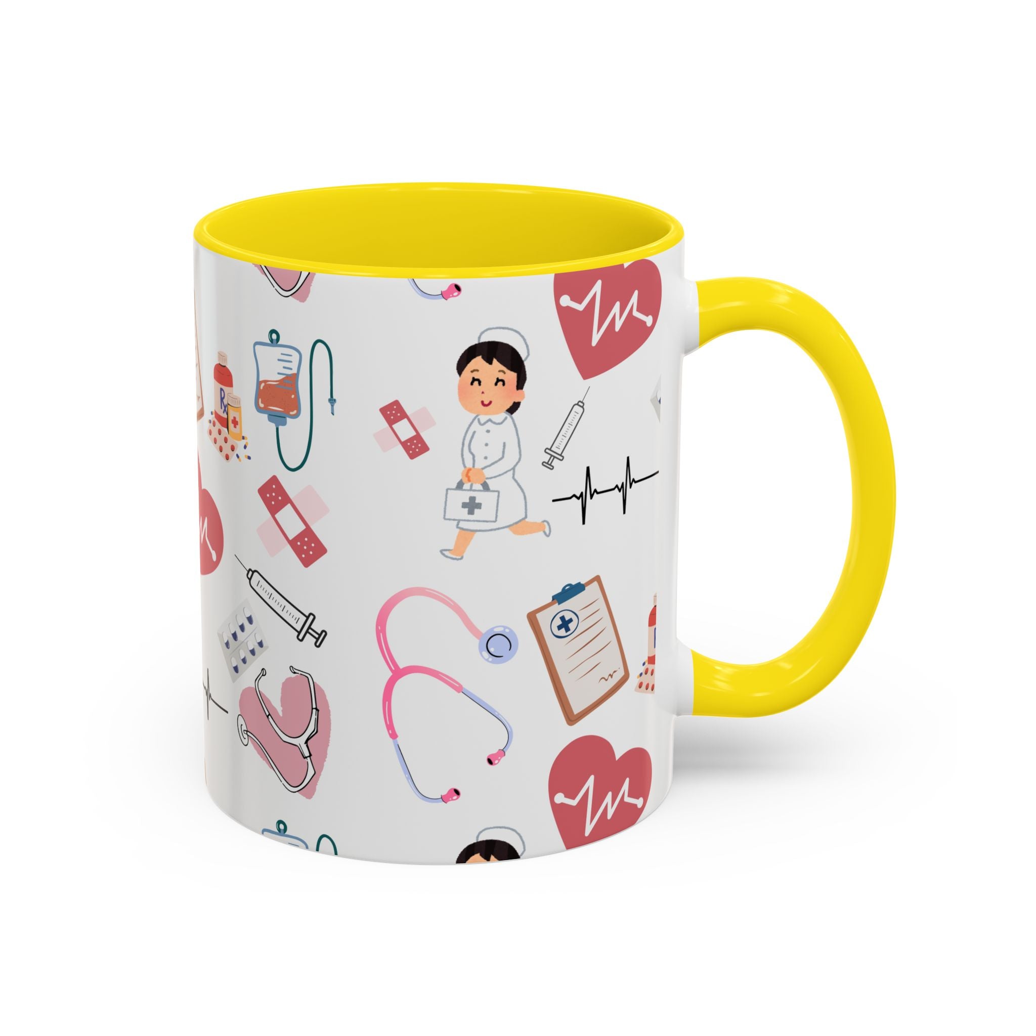 Kaffekoppen - ett givet inslag i vården - flera färger