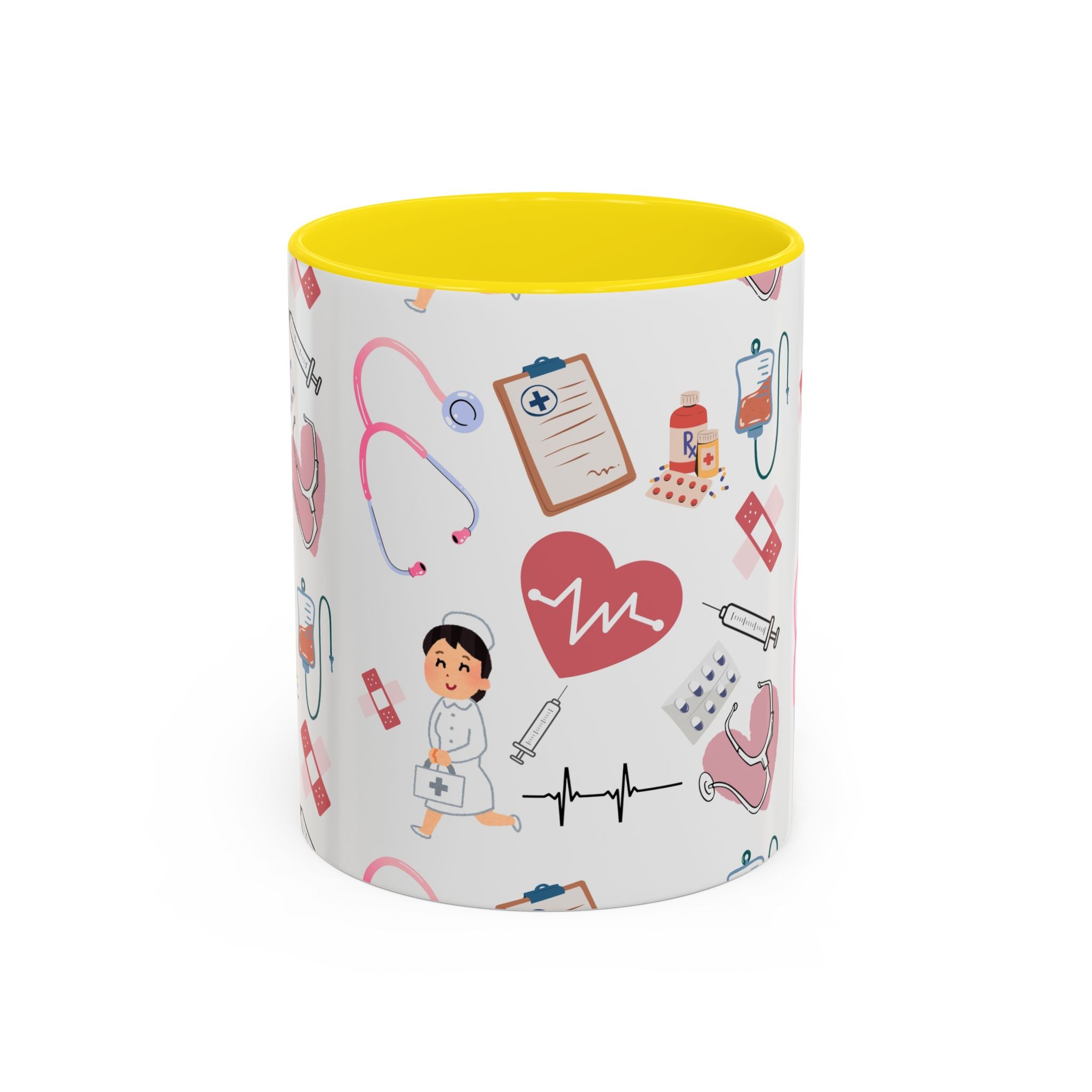 Kaffekoppen - ett givet inslag i vården - flera färger