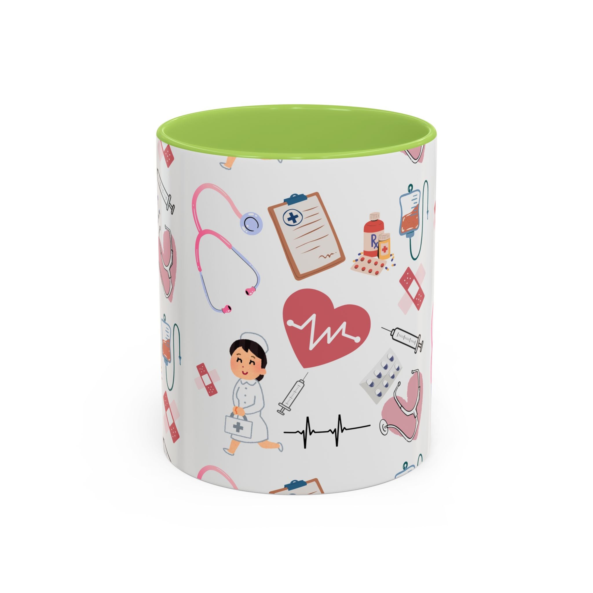 Kaffekoppen - ett givet inslag i vården - flera färger