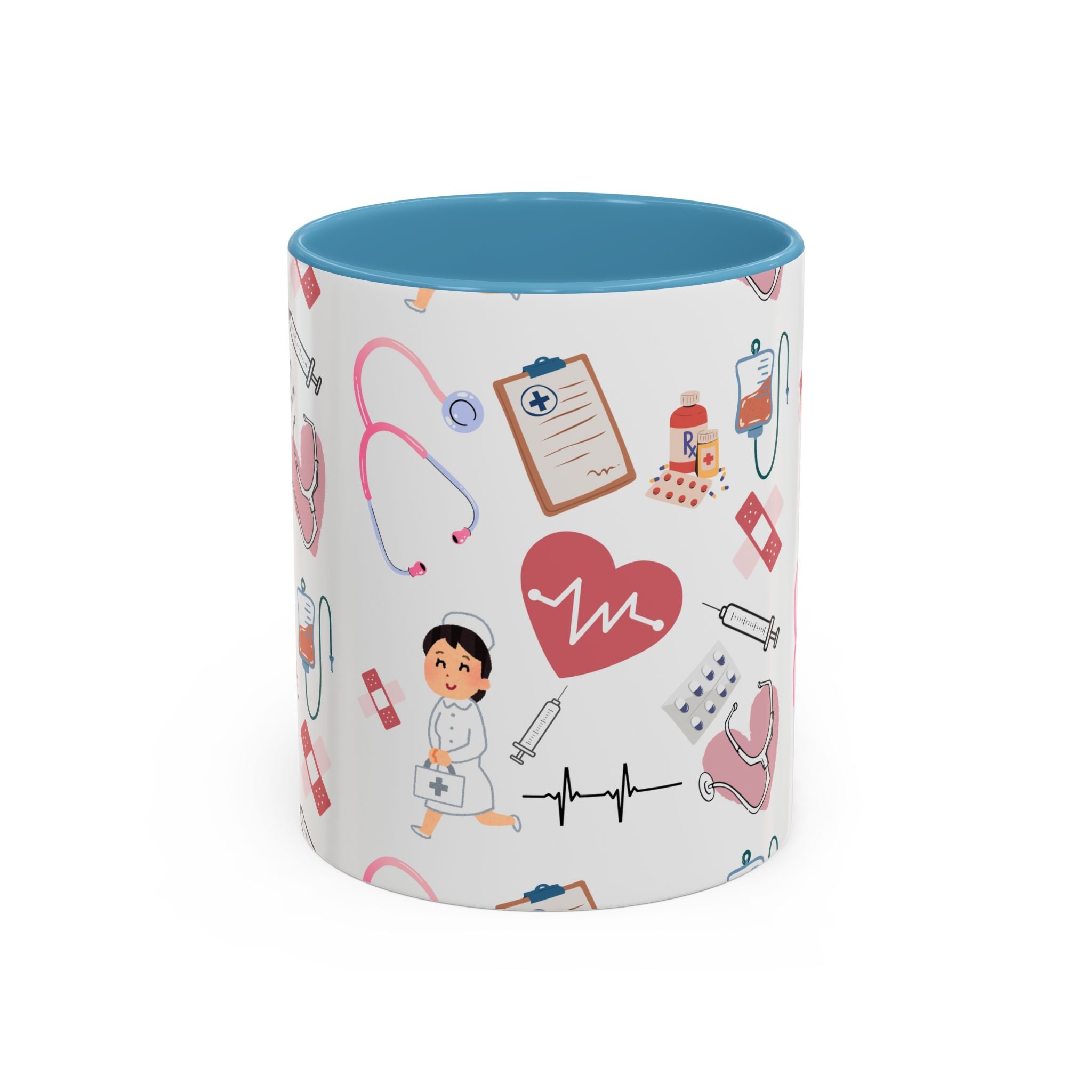 Kaffekoppen - ett givet inslag i vården - flera färger