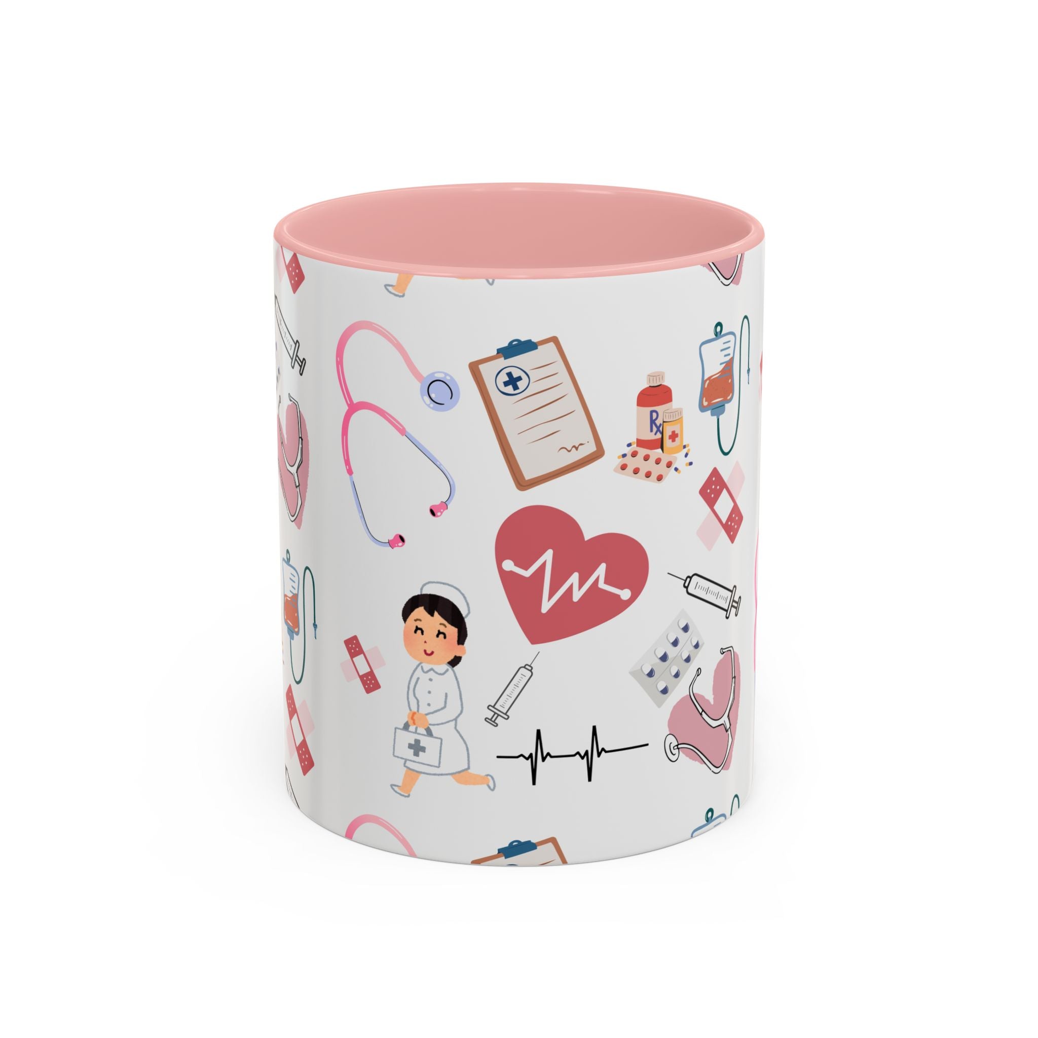 Kaffekoppen - ett givet inslag i vården - flera färger