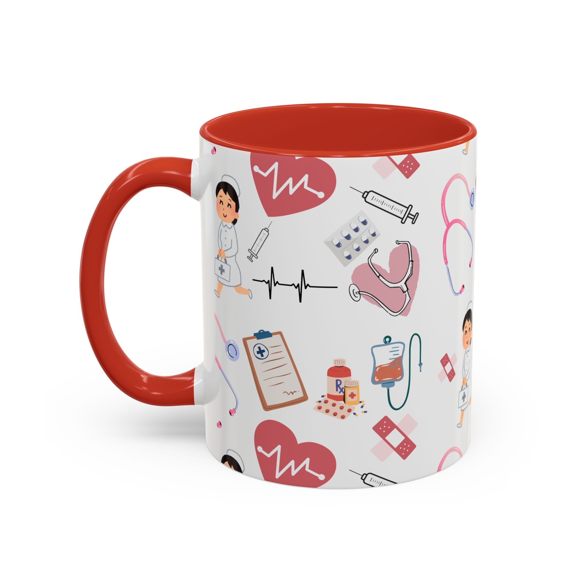 Kaffekoppen - ett givet inslag i vården - flera färger